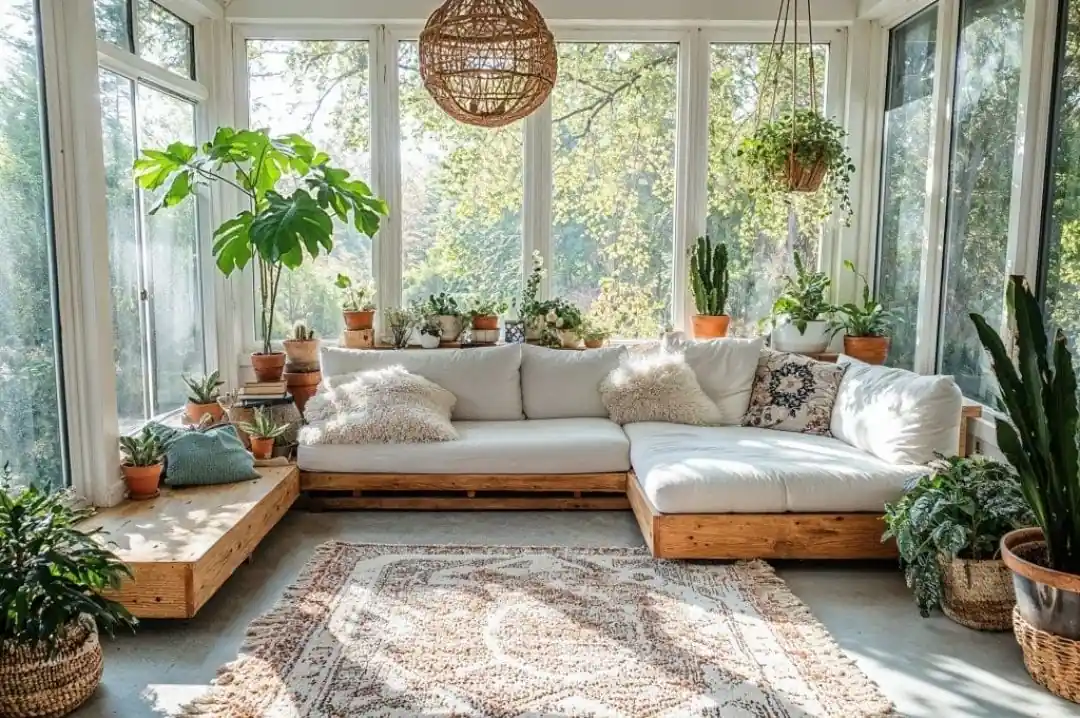 Design a Boho-Inspired Sunroom