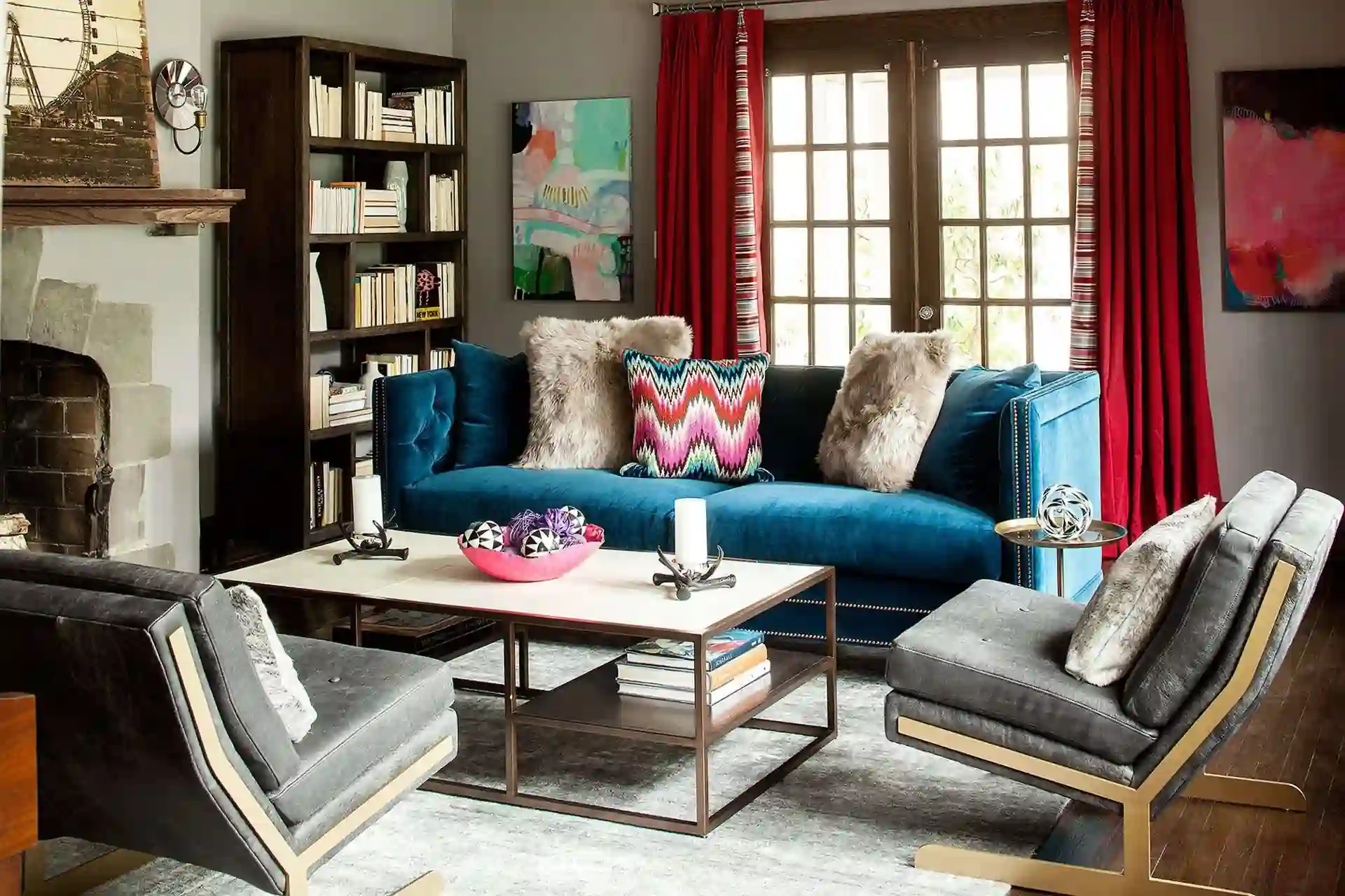 Eclectic Mix of Colors and Patterns