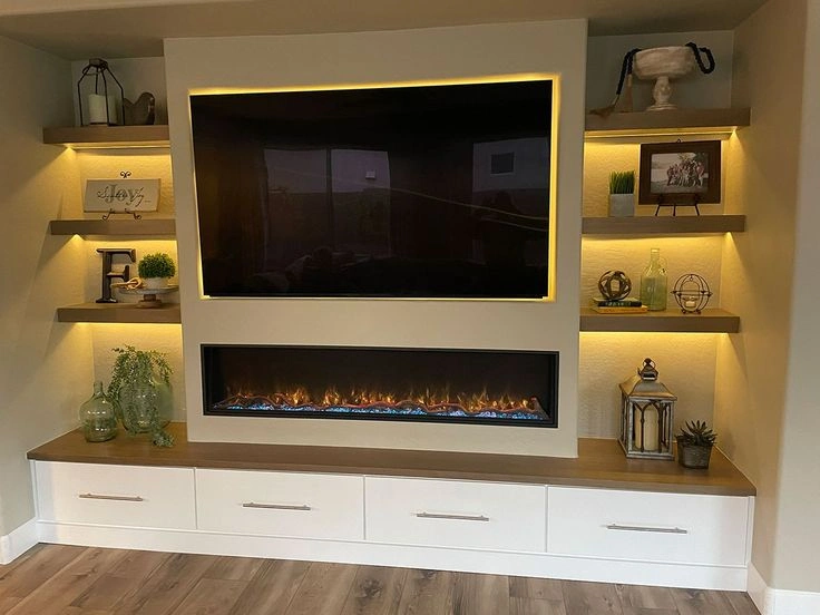 Electric Fireplace Ideas for Small Living Rooms