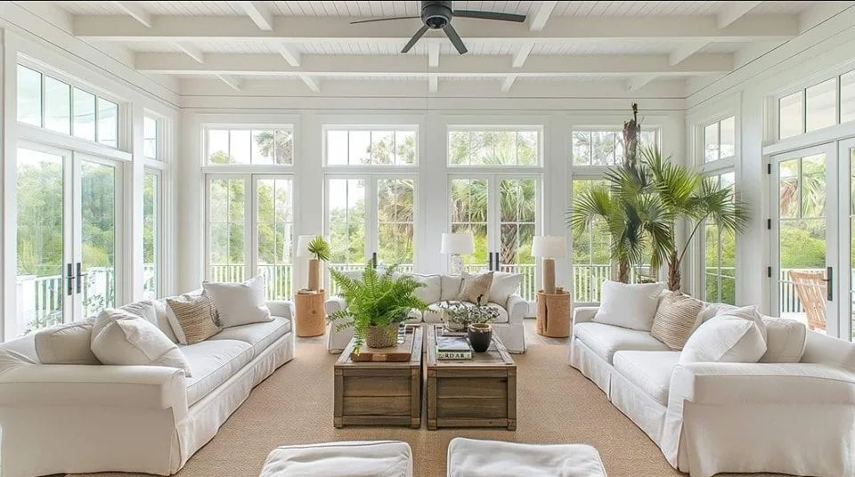 Elegant Sunroom Lounge