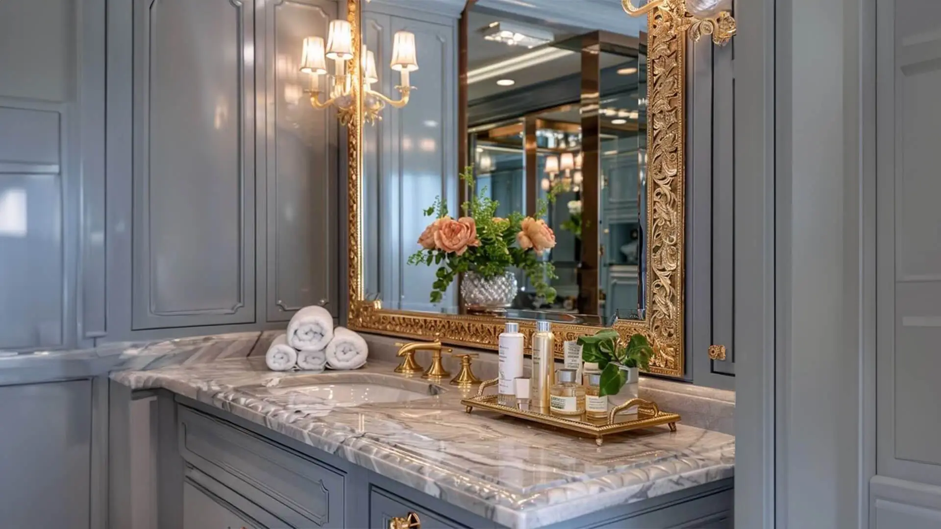 Luxury Marble Vanity Design