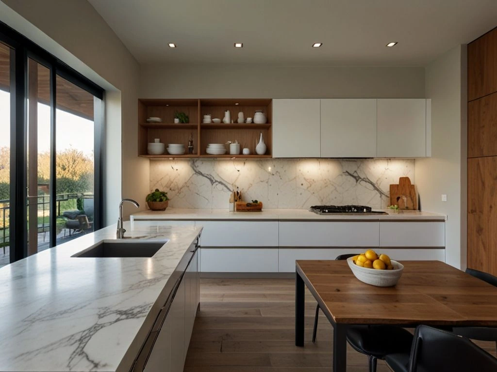 Minimalist Flat-Panel Cabinets