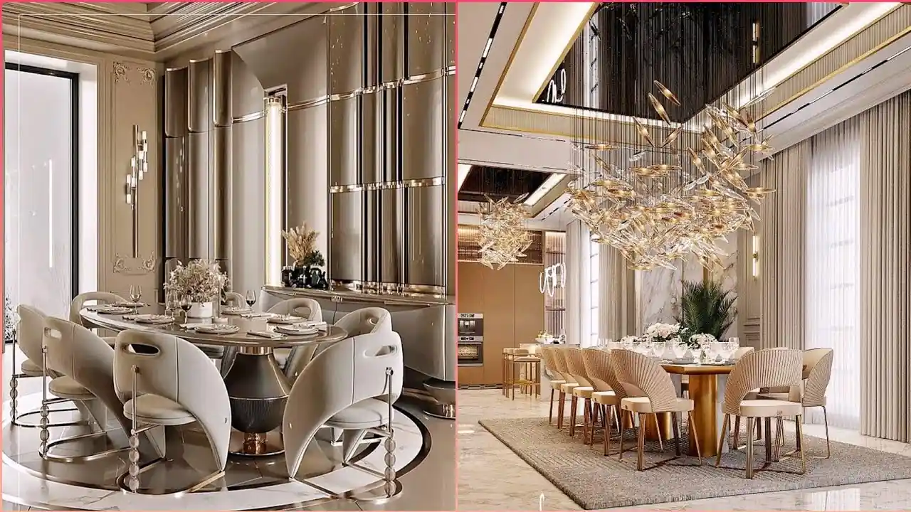 Modern Glam Dining Room for a Luxurious Touch
