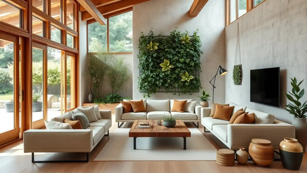 Nature-Inspired Living Room