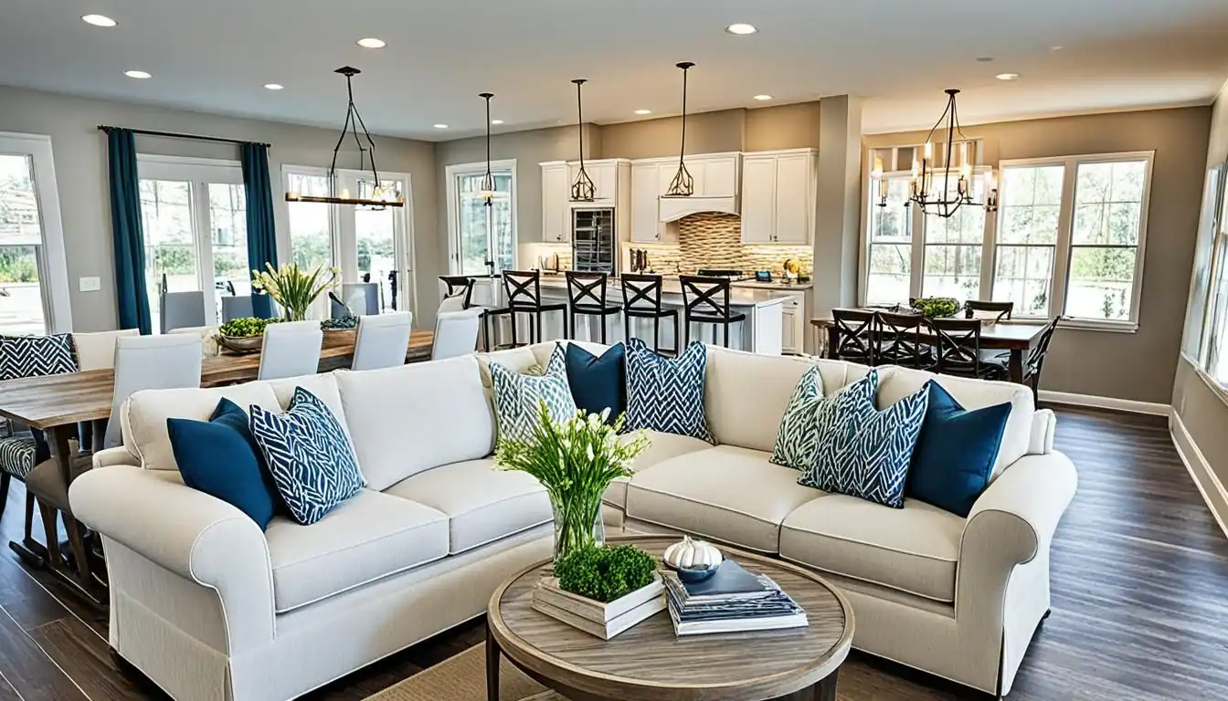 Open Concept Living Room Layout