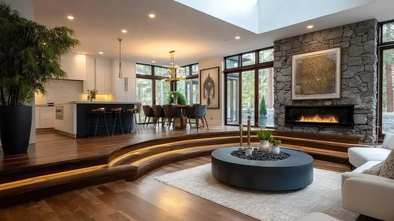 Open Concept Living Room