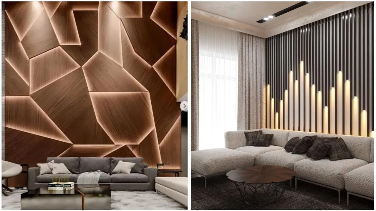 Statement Wall Living Room Design