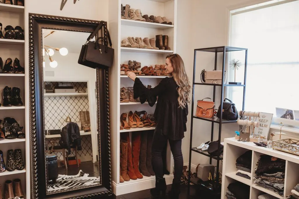 Turn a Bookshelf into a Shoe Closet