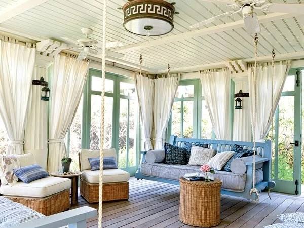 Use Light and Airy Curtains