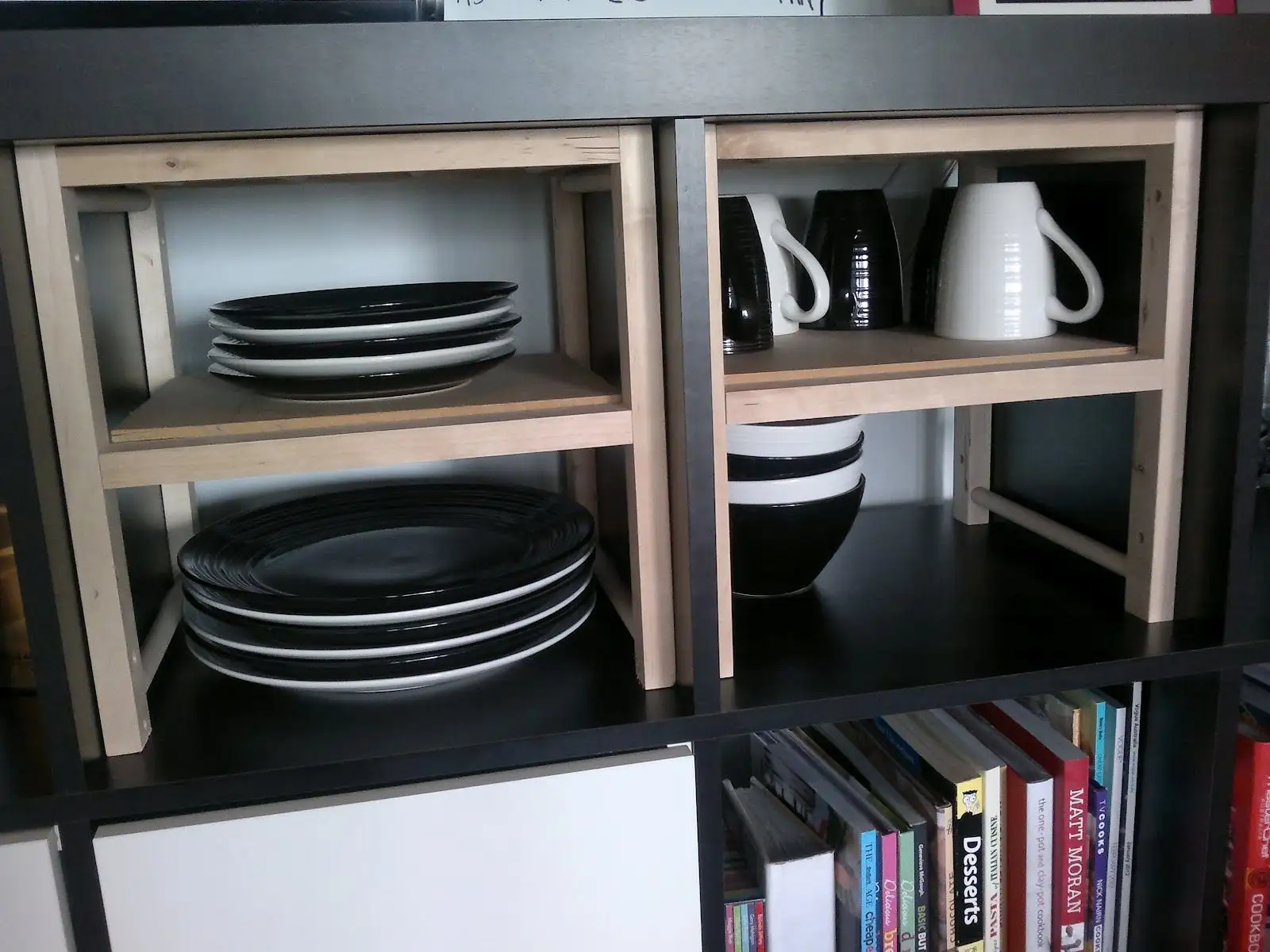 Turn a Bookshelf into a Kitchen Pantry