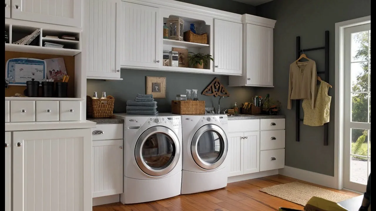 Add Cabinets for a Clean and Hidden Look