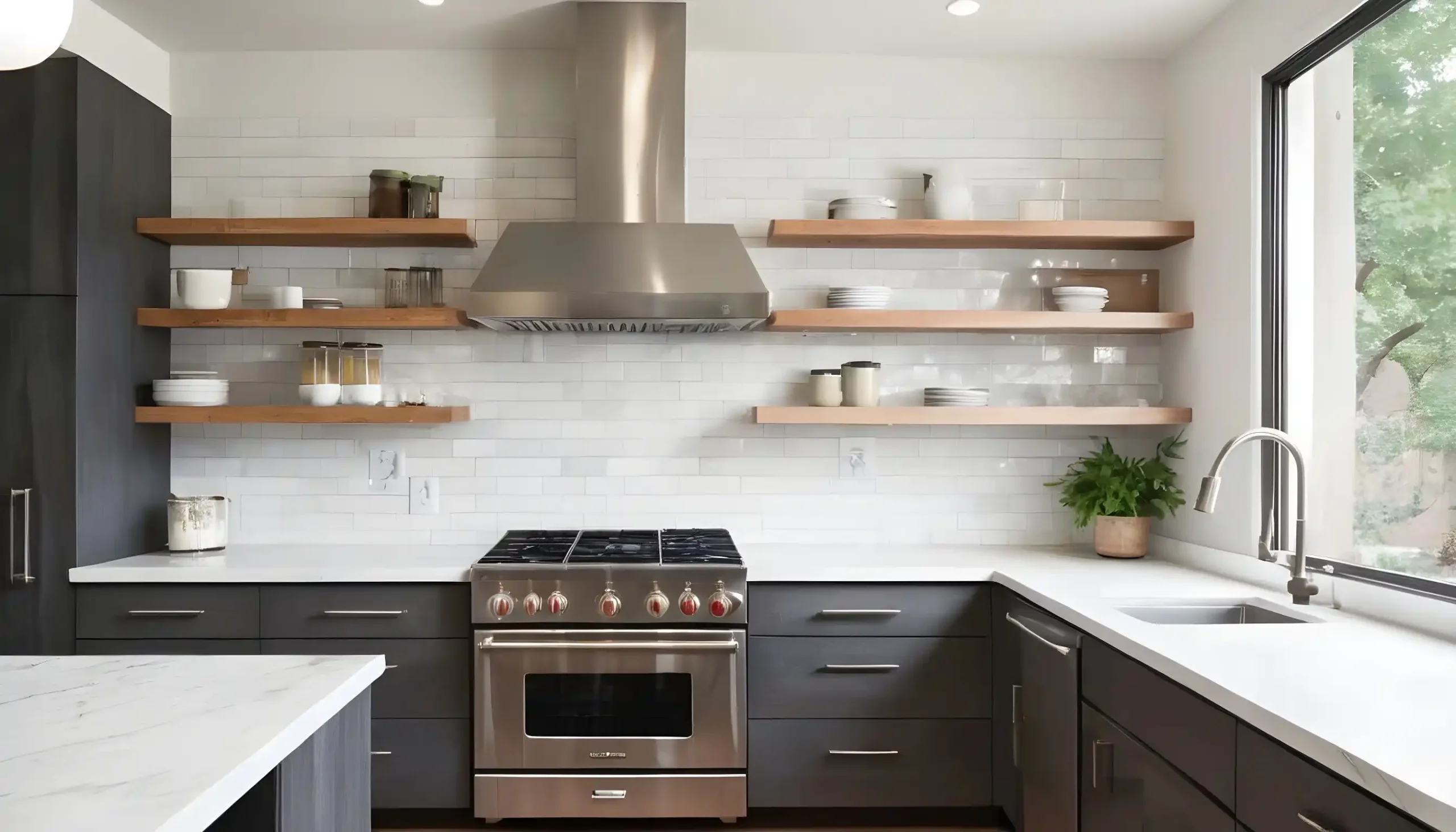 Add Open Shelving for a Modern Look