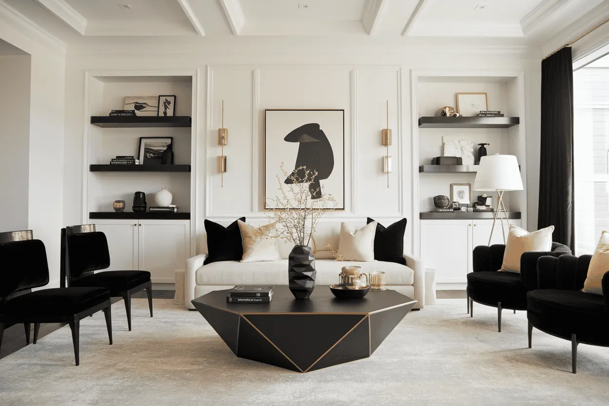 Black Accent Pieces For A Bold Minimalist Style