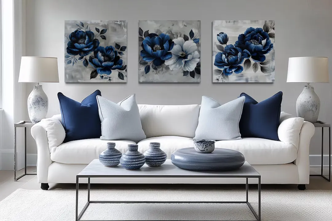 Cobalt Blue Artwork For Artistic Energy