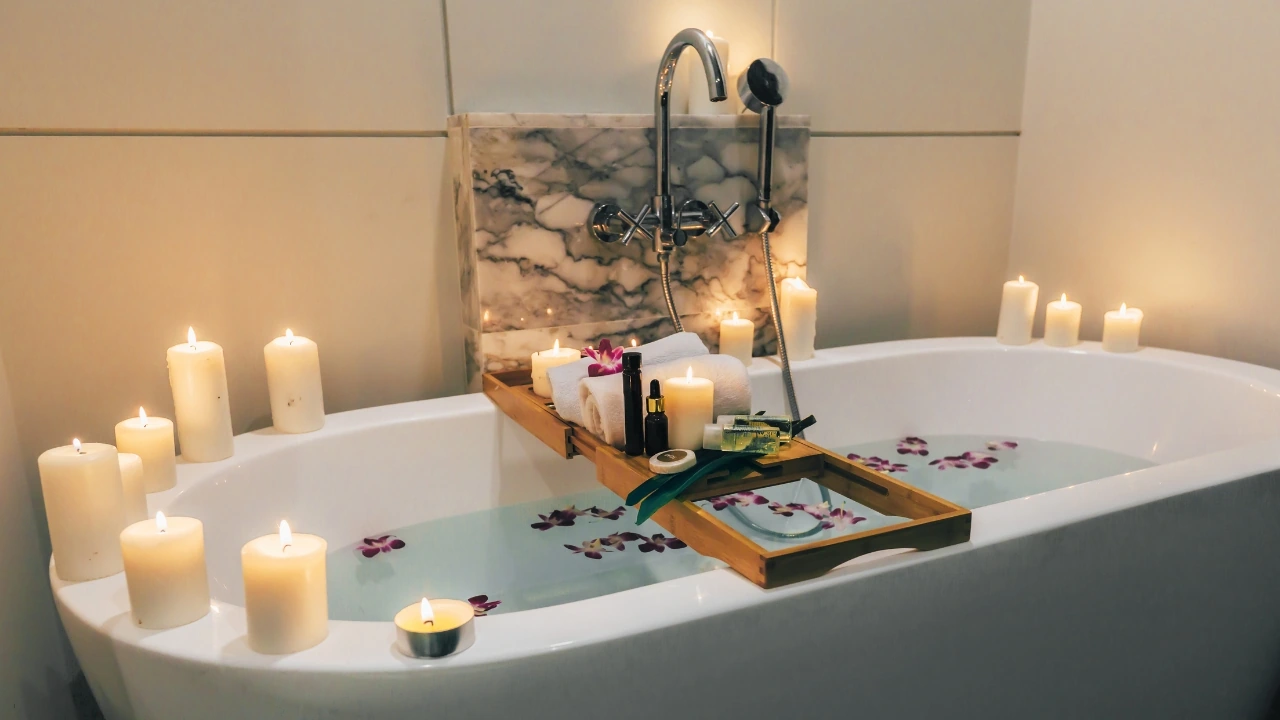 Create a Relaxing Bathtub Setup