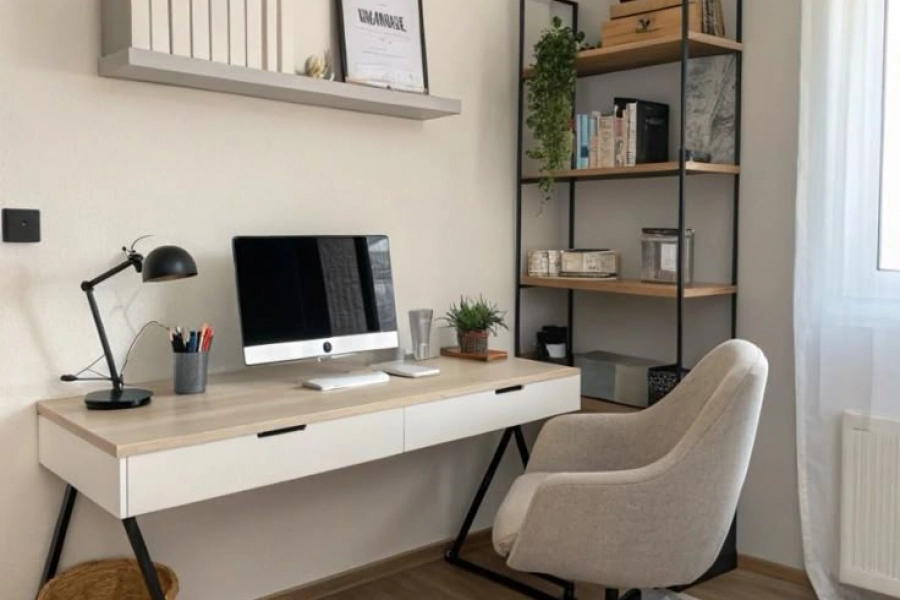 Minimalist Desk Setup for a Calm Mind