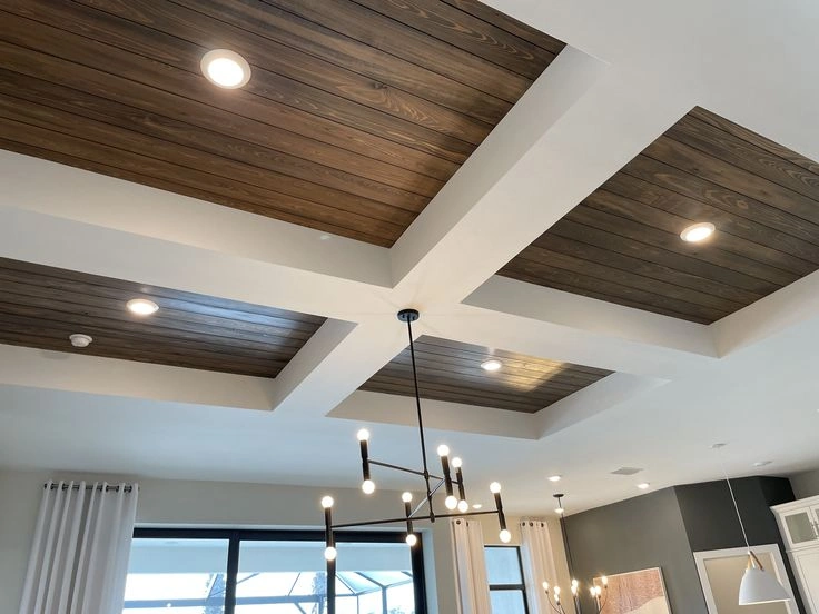 Mixed Material Wood Ceilings