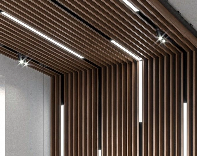 Modern Slatted Wood Ceilings