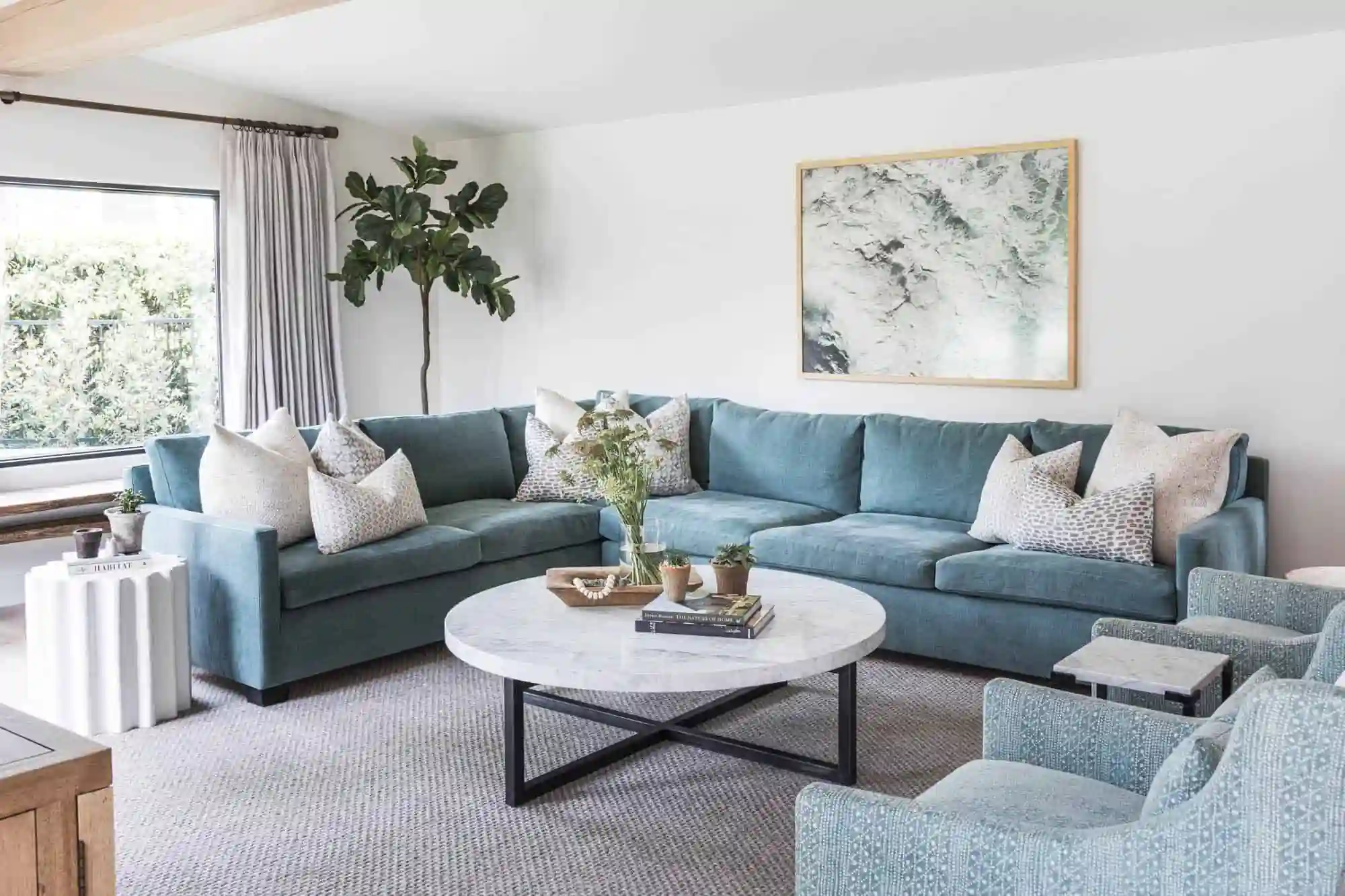 Teal Accents That Blend Calm And Energy