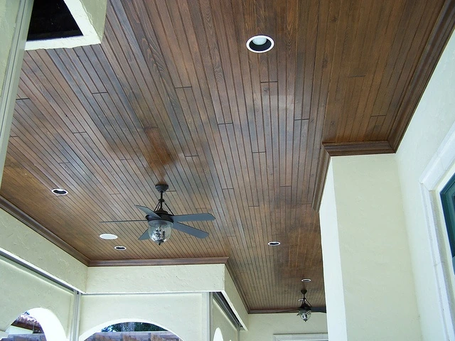 Tongue-and-Groove Wood Ceilings
