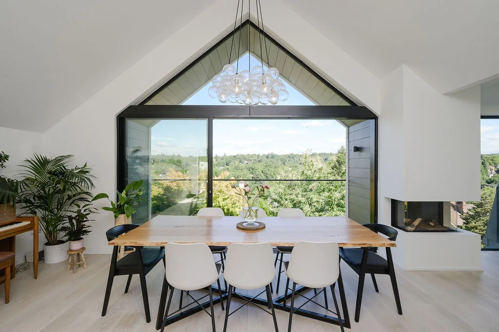 Use Statement Lighting Above the Dining Table
