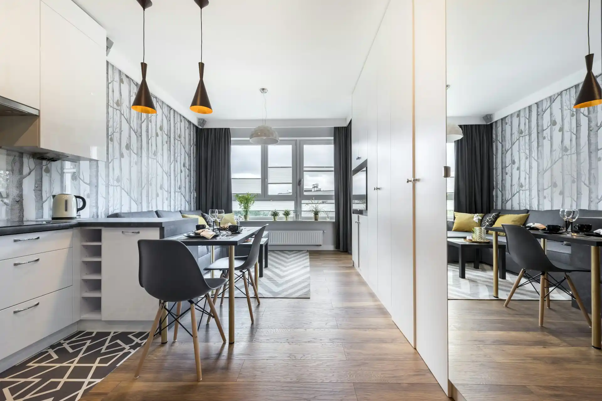 Add Mirrors to Create the Illusion of Space
