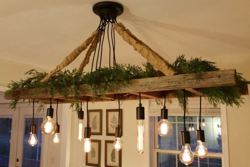 Add Rustic Farmhouse Lighting
