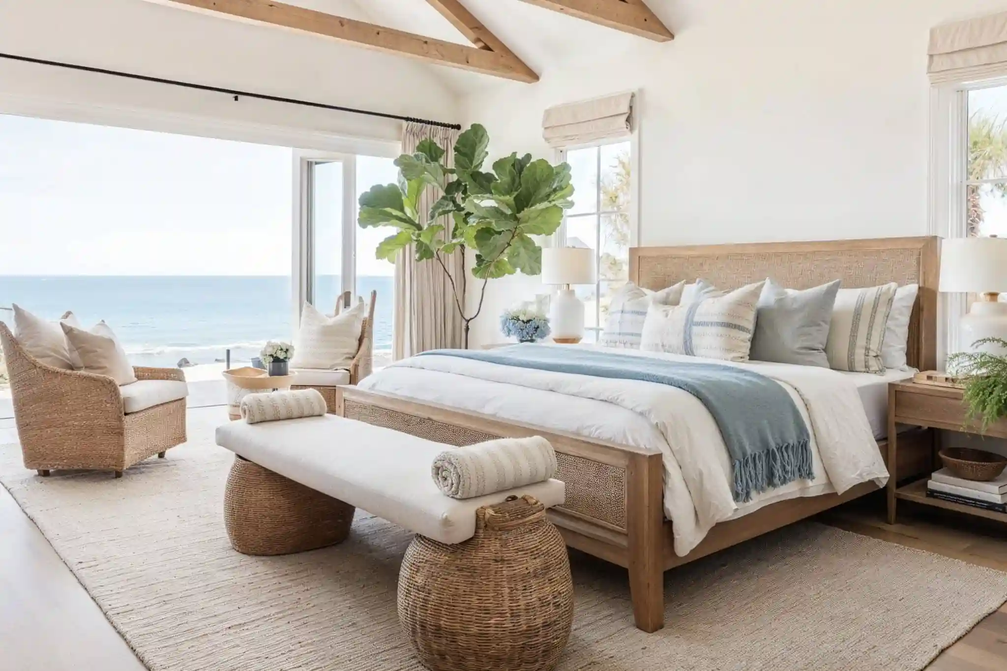 Beach-Inspired Bedroom Retreat
