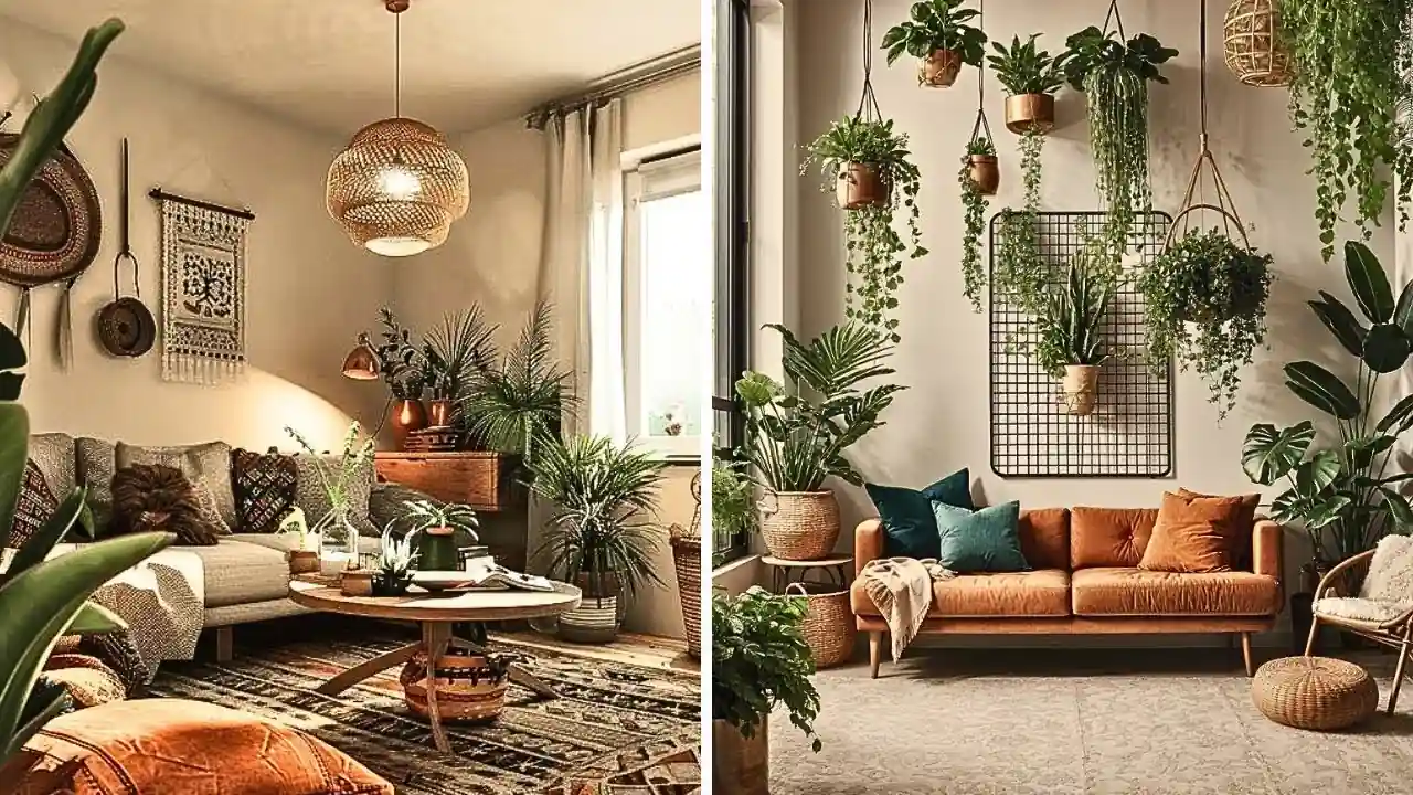 Bohemian Cozy Living Room Retreat