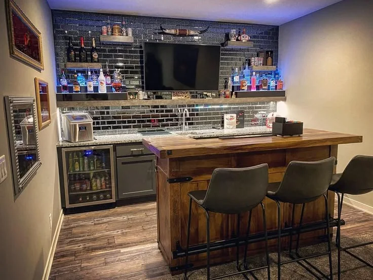 Build a Basement Bar and Lounge