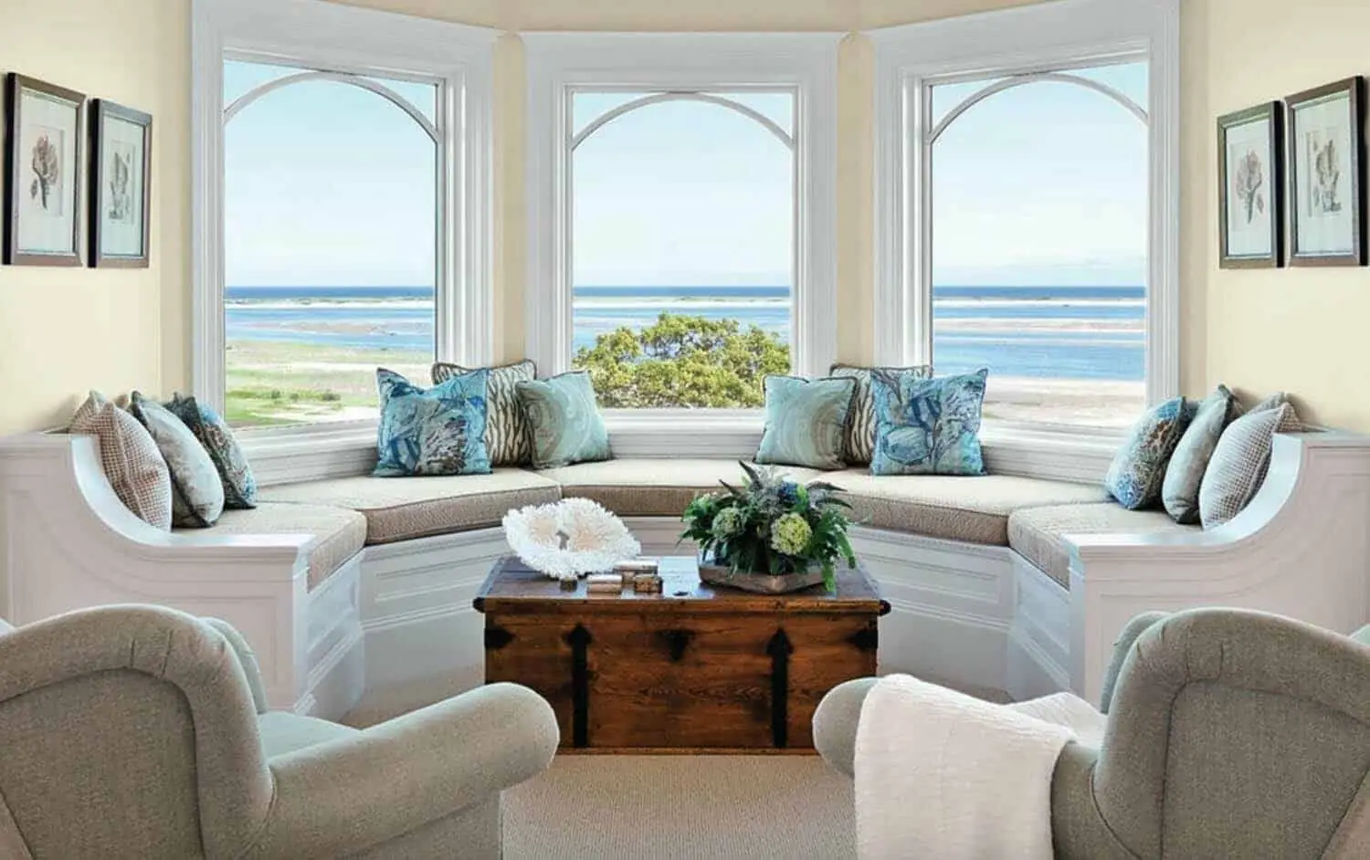 Coastal Living Room Design