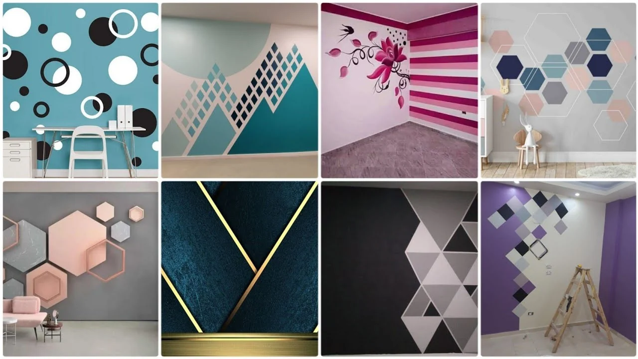 Colorful Accent Wall with Artistic Personality