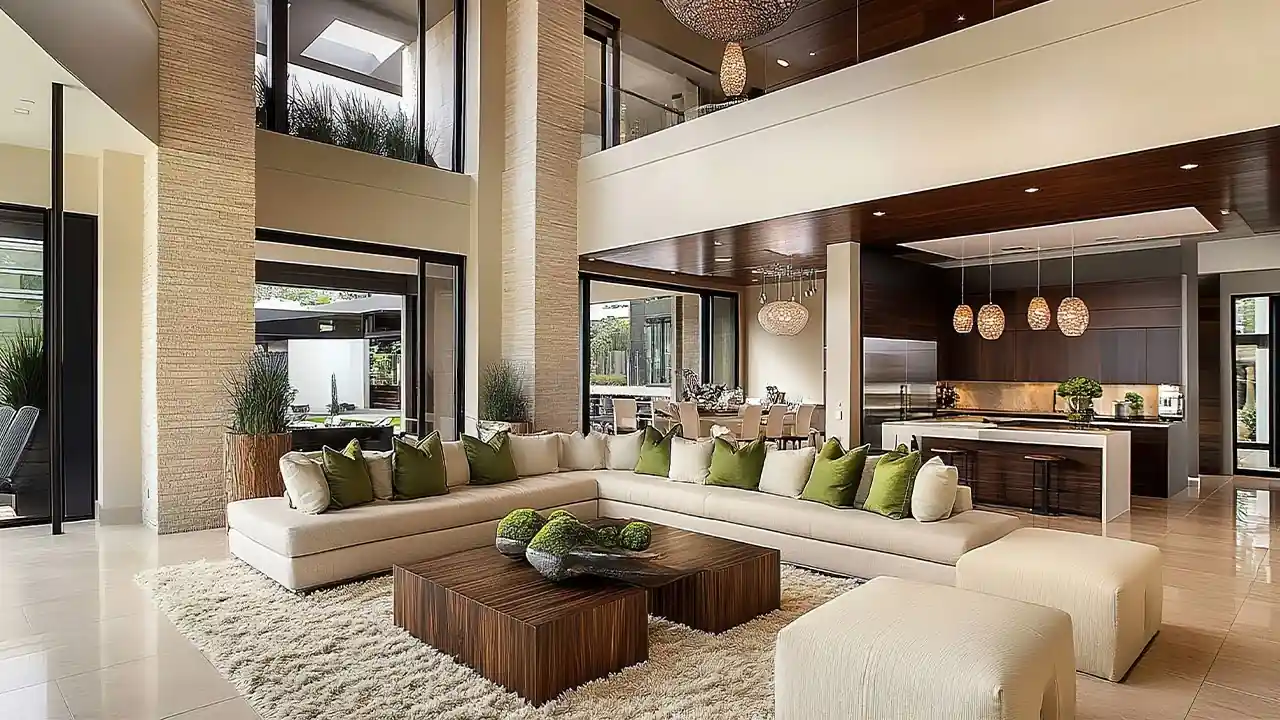 Contemporary Glam Luxury Living Room