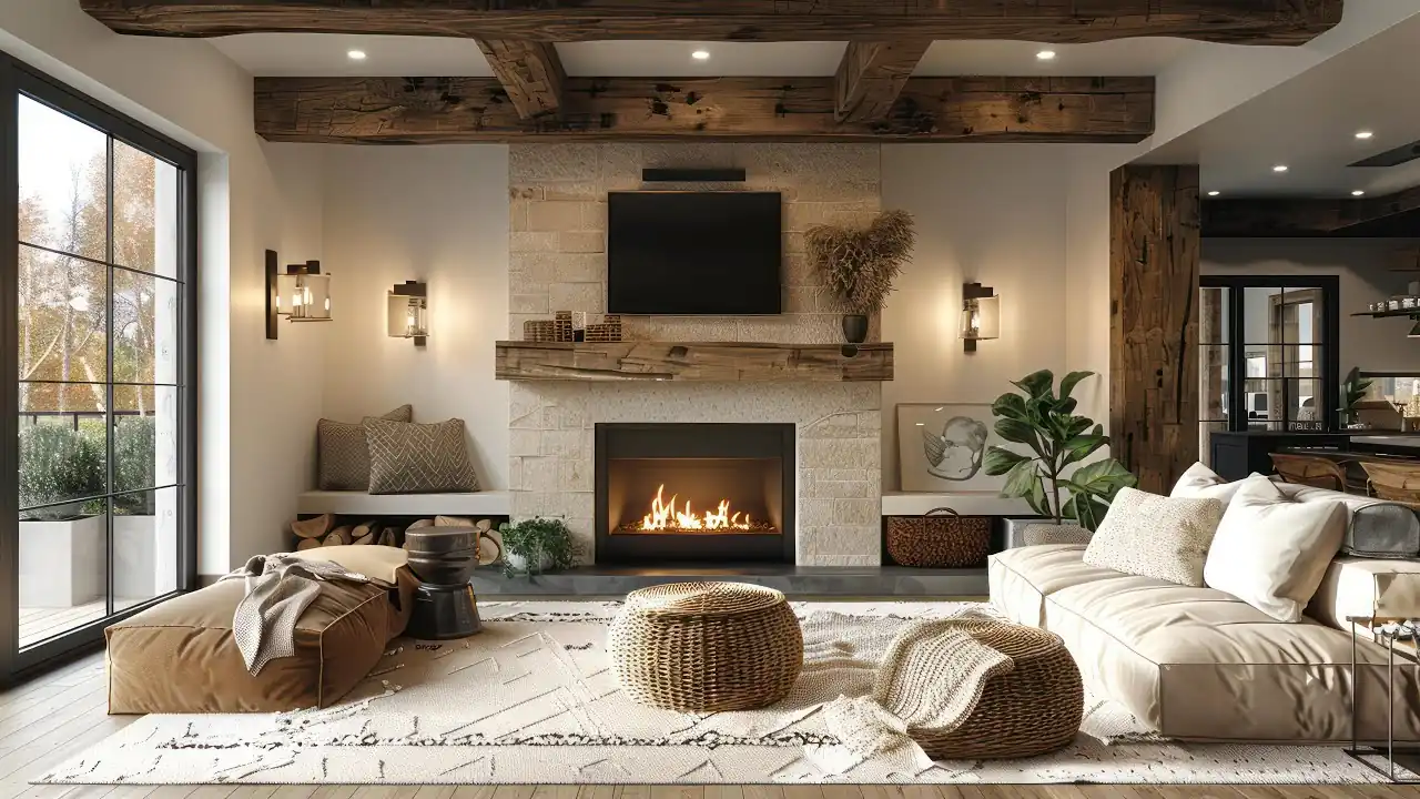 Cozy Farmhouse Living Room