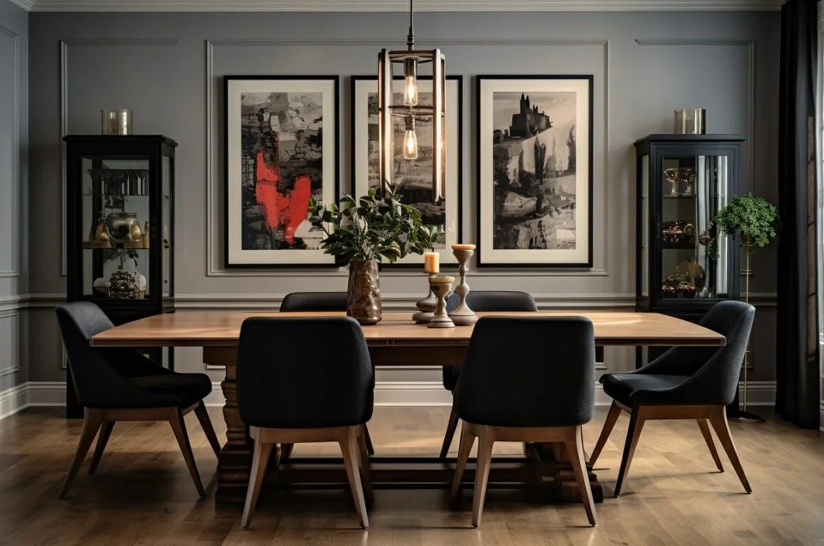 Create Contrast with Dark Accents