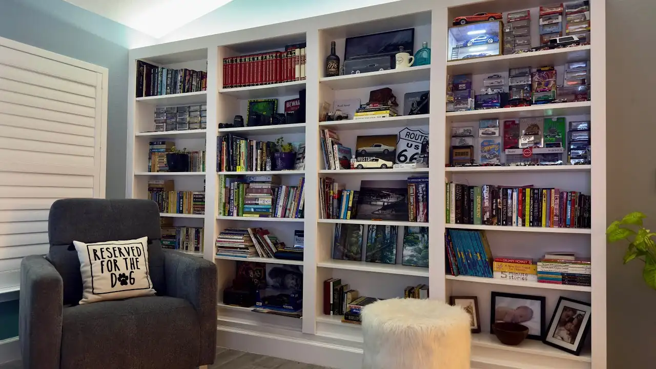 Create Custom Built-In Bookshelves with BILLY Bookcases