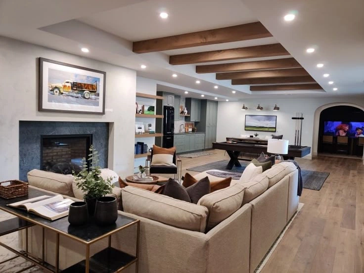 Create a Cozy Family Entertainment Room