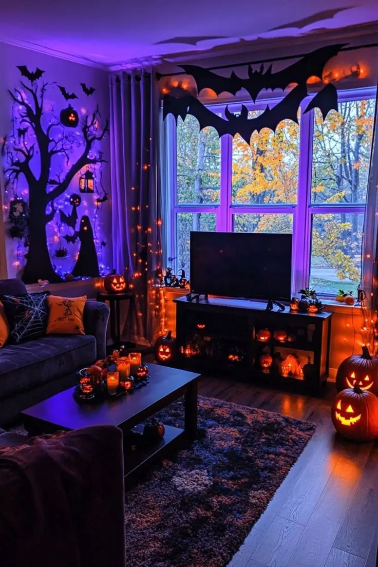 Create a Halloween Movie Night Corner