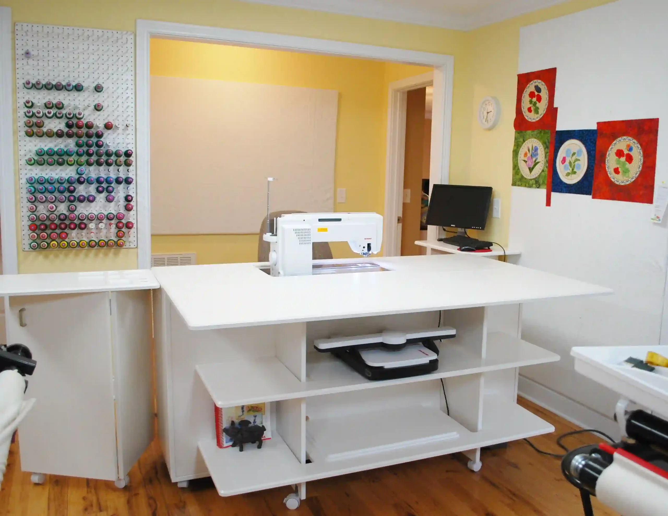 Create a Sewing Station with a Large Worktable