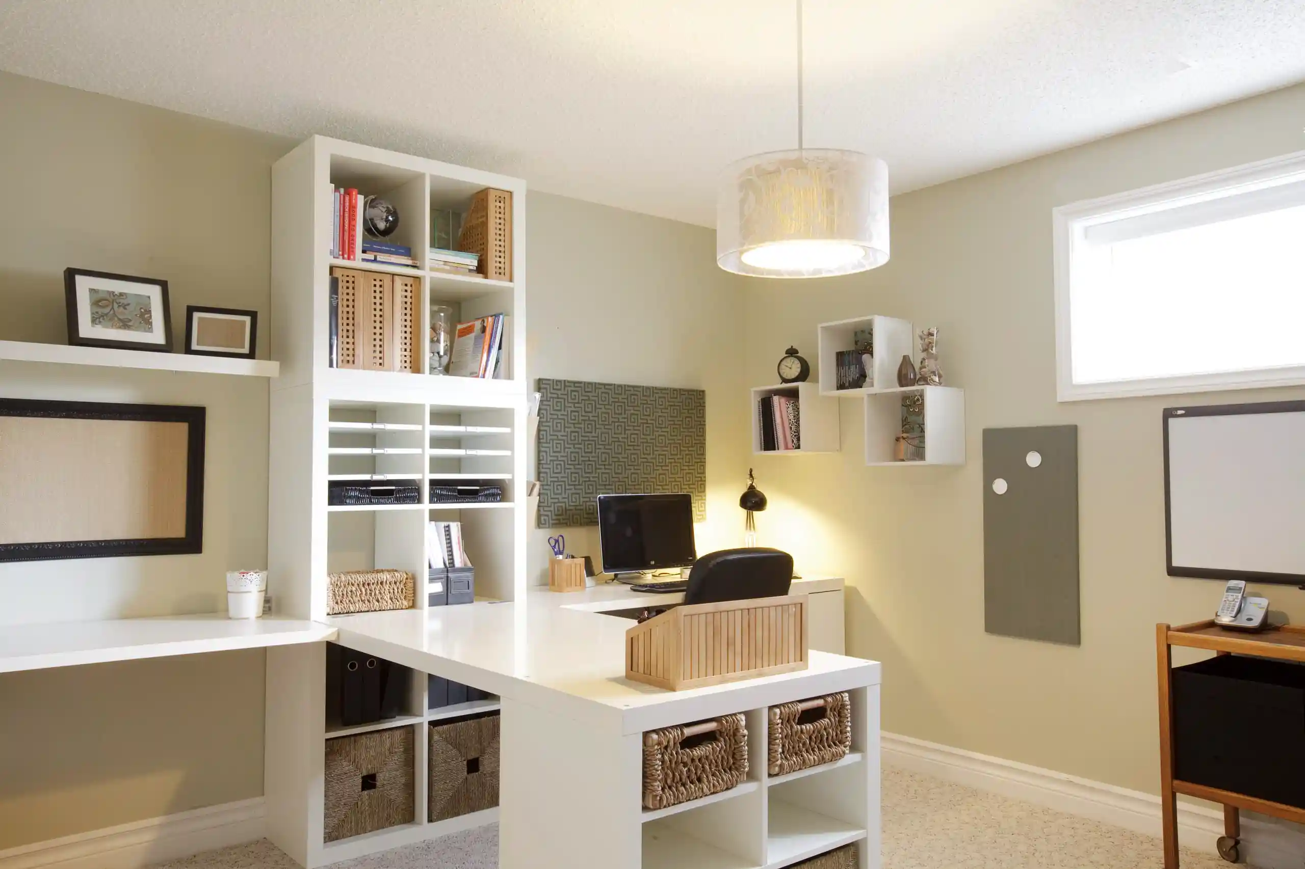 Create an Organized Home Office Area