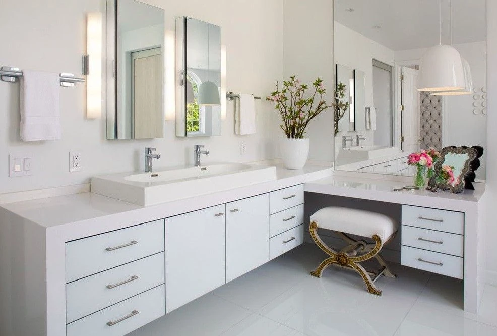 Custom Built-In Vanity Design