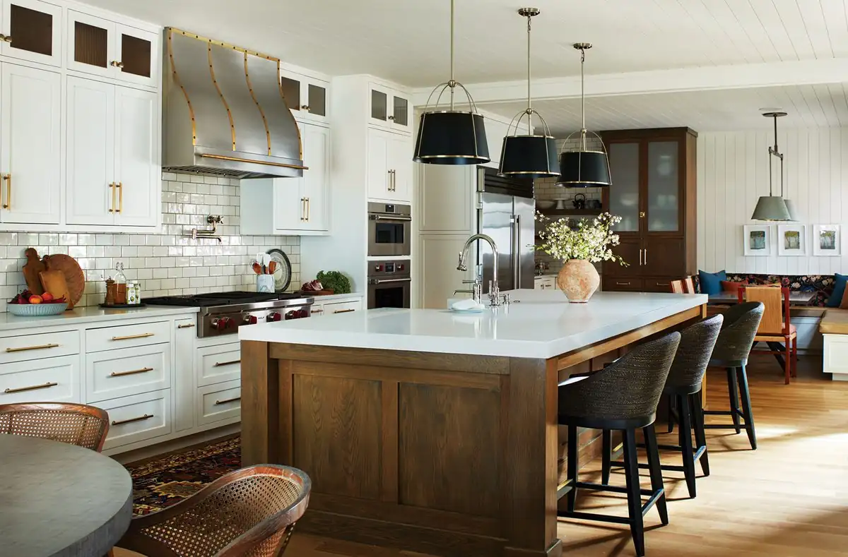 Farmhouse Kitchen Island With Character