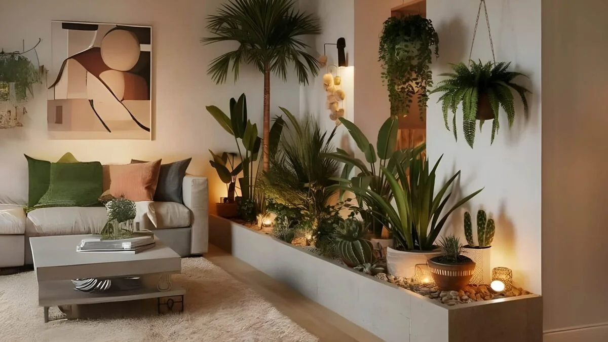 Fill the Space with Houseplants