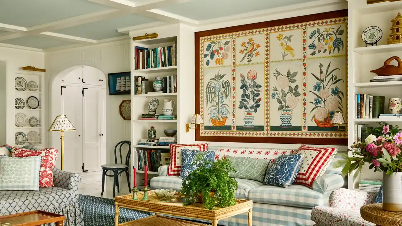 Floral Wallpaper Grandma Core Living Room