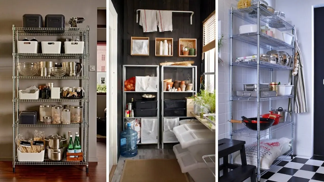 HEJNE Shelving System for Custom Pantry Storage