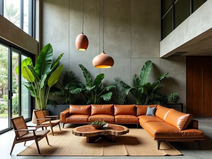 Incorporate Stone and Earthy Materials