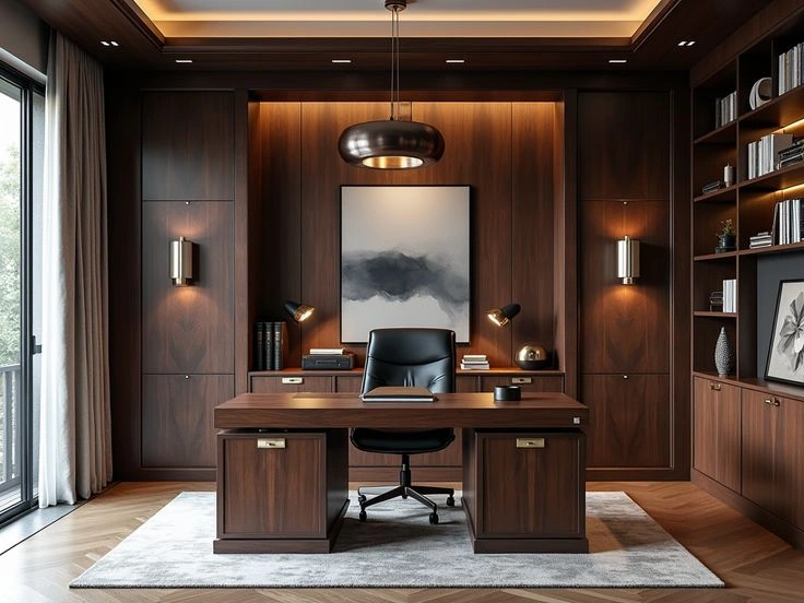 Luxury Home Office Design for an Elegant Workspace