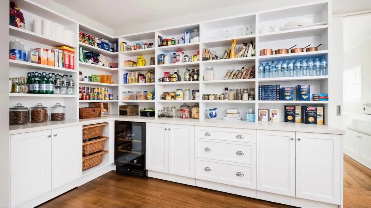 Luxury Pantry with Custom Styling