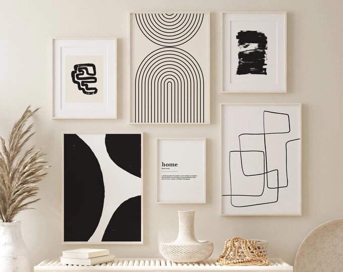 Minimalist Black and White Prints