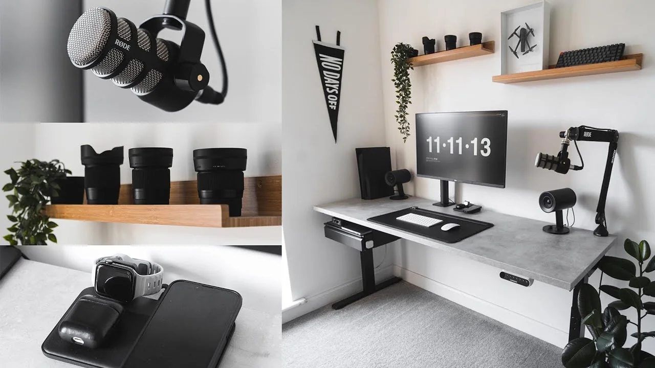 Minimalist Dorm Desk Setup for a Clean and Focused Space